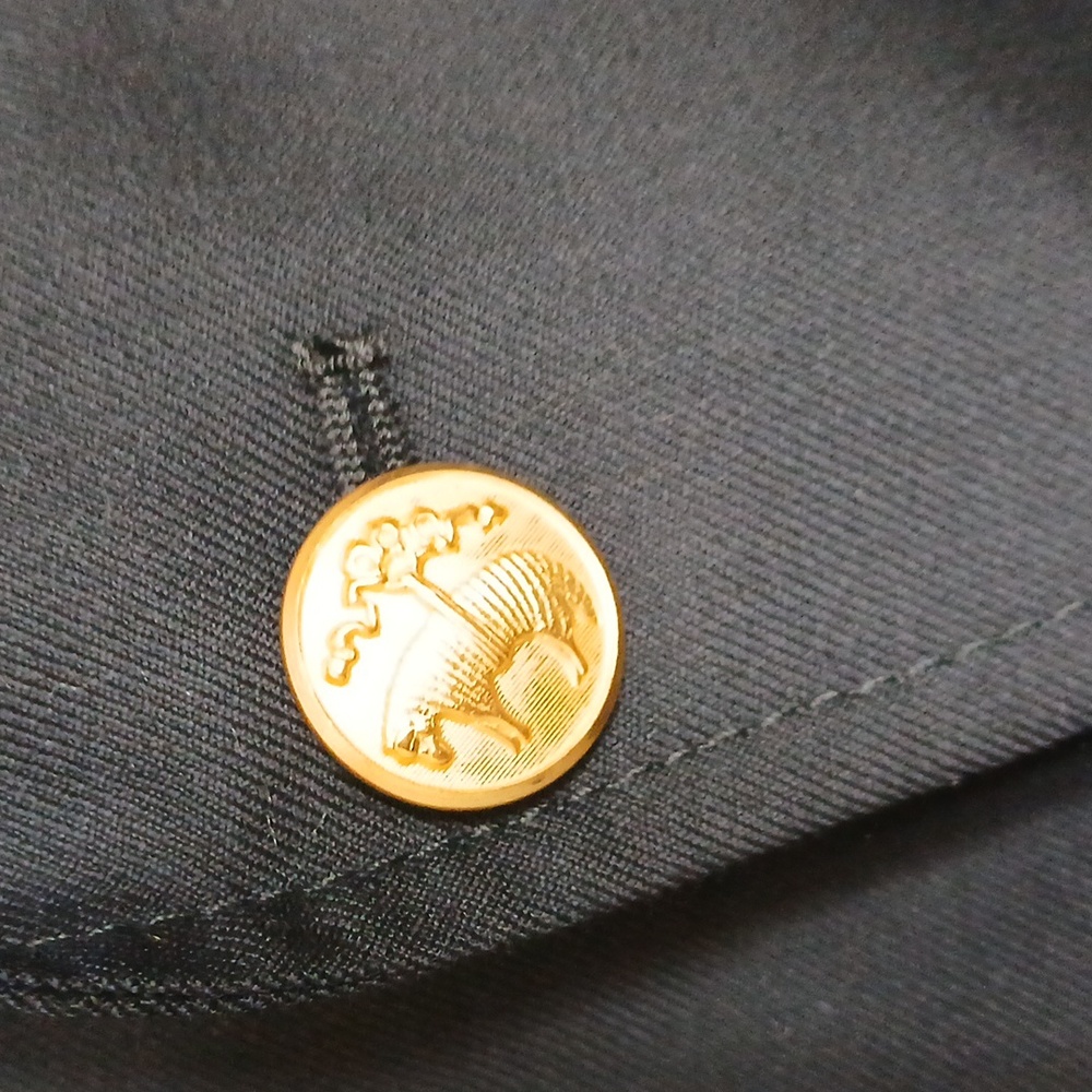 Ing Loro Piana Navy Blue Wool Boy's Blazer Size 10 - Picture 4 of 12